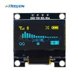 0.96" 0.96 Inch Yellow Blue OLED LCD LED Display Module I2C IIC Serial 128X64 128*64 SSD1306 12864 SPI Serial Module 4Pin