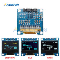 0.96 Inch 12864 128*64 6Pin IIC I2C SPI Interface OLED LCD Digital Display Module SSD136 DIY For Arduino White/Blue/Blue Yellow