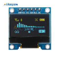 0.96 Inch 12864 128*64 6Pin IIC I2C SPI Interface OLED LCD Digital Display Module SSD136 DIY For Arduino White/Blue/Blue Yellow