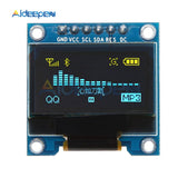 0.96 Inch 12864 128*64 6Pin IIC I2C SPI Interface OLED LCD Digital Display Module SSD136 DIY For Arduino White/Blue/Blue Yellow