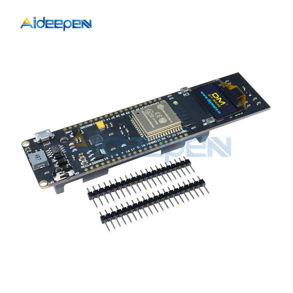 0.96 Inch Yellow Blue OLED Display 18650 Lithium Battery Shield WiFi Bluetooth ESP32 ESP8266 CP2102 Module Development Board
