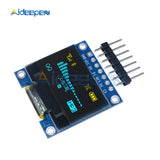 0.96 inch IIC Serial Blue Yellow OLED Display Module 128X64 I2C SSD1306 Driver IC 12864 LCD Screen Board  0.96" 7pin for Arduino