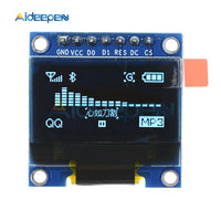 0.96 inch IIC Serial Yellow Blue OLED Display Module 128X64 I2C SSD1306 12864 LCD Screen Board GND VCC SCL SDA 0.96" for Arduino