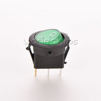 5PCS KCD1 Small Round Rocker Switch Diameter 15MM Seesaw Power Boat Switch ON OFF 2 Pin 3 Pin 3A/250V 6A/125V AC