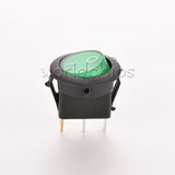 5PCS KCD1 Small Round Rocker Switch Diameter 15MM Seesaw Power Boat Switch ON OFF 2 Pin 3 Pin 3A/250V 6A/125V AC