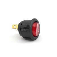 5PCS KCD1 Small Round Rocker Switch Diameter 15MM Seesaw Power Boat Switch ON OFF 2 Pin 3 Pin 3A/250V 6A/125V AC