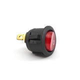 5PCS KCD1 Small Round Rocker Switch Diameter 15MM Seesaw Power Boat Switch ON OFF 2 Pin 3 Pin 3A/250V 6A/125V AC