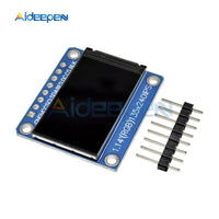 1.14 inch HD TFT ST7789 Drive IC 135*240 SPI Communication 3.3V Voltage 4 Wire SPI Interface Full Color LCD OLED Display DIY