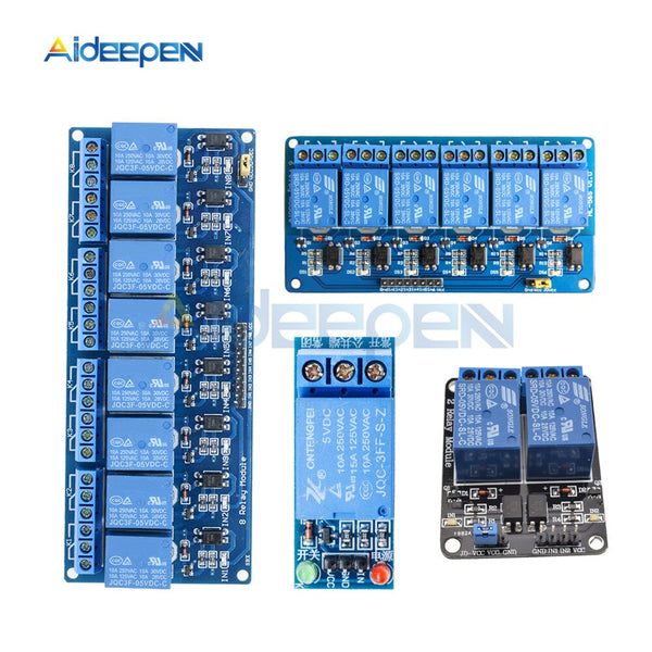 1 2 4 6 8 16 Channel DC 5V Relay Module with Optocoupler Low Level Trigger High Level Trigger Expansion Board for Arduino Relay