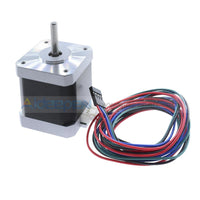 1.8 Degree 42Mm 2A 12V Nema17 2 Phase Hybird Stepper Motor Jk42Hs48-1684 4-Wire Controller