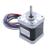 1.8 Degree 42Mm 2A 12V Nema17 2 Phase Hybird Stepper Motor Jk42Hs48-1684 4-Wire Controller