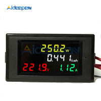 100A AC 80 300V LED Digital Voltmeter Ammeter AC 110V 220V Power Energy Voltage Current Meter Charger Tester Detector Monitor