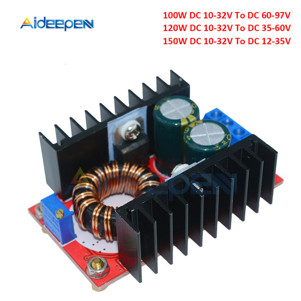 100W 120W 150W DC DC Boost Converter Step Up Power Supply Module 10 32V To 12 97V Laptop Voltage Charge Board For Arduino on AliExpress