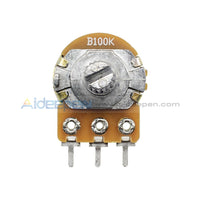 100K Ohm Linear Taper Rotary Potentiometer Panel Pot B100K 15Mm Wh148 3 Pin Basic Tools