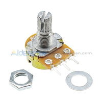 100K Ohm Linear Taper Rotary Potentiometer Panel Pot B100K 15Mm Wh148 3 Pin Basic Tools