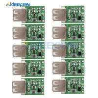 10Pcs 600MA Power Bank Charger Step Up Boost Converter Supply Voltage Module USB Output Charging Board DC DC 0.9V 5V to 5V