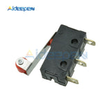 10Pcs KW12 3 Micro Switch Roller Lever Arm Normally Open Close Limit Switch