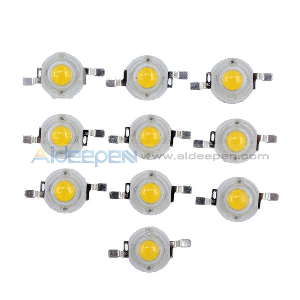 10Pcs 1W Pure White Smd Led Beads New 100-110Lm Basic Tools