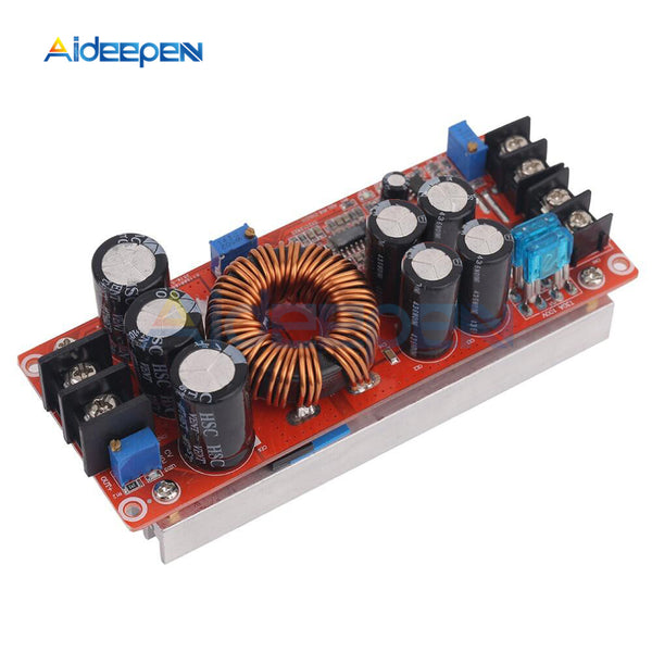 1200W 20A DC Converter Boost Step up Power Supply Module IN 8 60V OUT 12 83V Constant Current Module