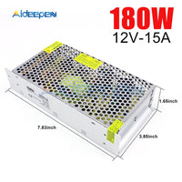 12V 15A 180W Switching Power Adapter 12V 15A 180 Watts Voltage Converter Regulated Switch Power Supply for LED