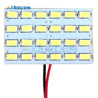 12V 3W 24 Led Board 5730 Car Interior Dome Reading Lamp Light Super Bright Energy Saving Lamp Board