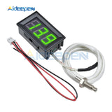 12V B310 LED Digital Thermometer 12V Temperature Meter K type M6 Thermocouple Tester Table Industrial Temperature Control