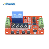 12V DC Multifunction Self lock Auto lock Relay PLC Cycle Delay Time Timer Switch Module PLC Home Automation Delay Module