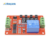12V DC Multifunction Self lock Auto lock Relay PLC Cycle Delay Time Timer Switch Module PLC Home Automation Delay Module