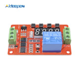 12V DC Multifunction Self lock Auto lock Relay PLC Cycle Delay Time Timer Switch Module PLC Home Automation Delay Module