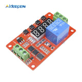 12V DC Multifunction Self lock Auto lock Relay PLC Cycle Delay Time Timer Switch Module PLC Home Automation Delay Module