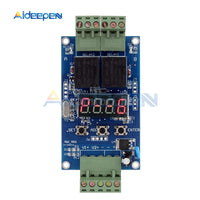 12V Dual Programmable Time Relay Module Relay PLC Board Cycle Delay Timer Module 2 Voltage Detection Control on AliExpress