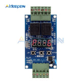 12V Dual Programmable Time Relay Module Relay PLC Board Cycle Delay Timer Module 2 Voltage Detection Control on AliExpress