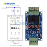 12V Dual Programmable Time Relay Module Relay PLC Board Cycle Delay Timer Module 2 Voltage Detection Control on AliExpress