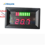 12V LED ACID Lead Battery Charge Level Indicator Battery Tester Lithium Battery Capacity Meter Tester Voltmeter Dual Display