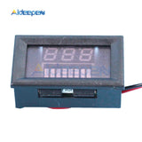 12V LED ACID Lead Battery Charge Level Indicator Battery Tester Lithium Battery Capacity Meter Tester Voltmeter Dual Display