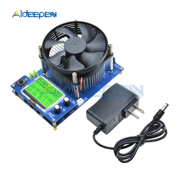 150V 150W Electronic Load Test Instrument Discharge Battery Capacity Tester Voltmeter Ammeter Mini Micro USB Type C Interface