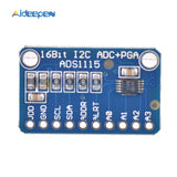 16 Bit I2C ADS1115 Module ADC ultra compact ADC module development board 4 channel with Pro Gain Amplifier RPi