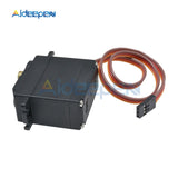 180 Angel Degrees Rotation Steering Gear 15kg DMS15 Metal Gear Digital servo Double Beads Axis For Robot