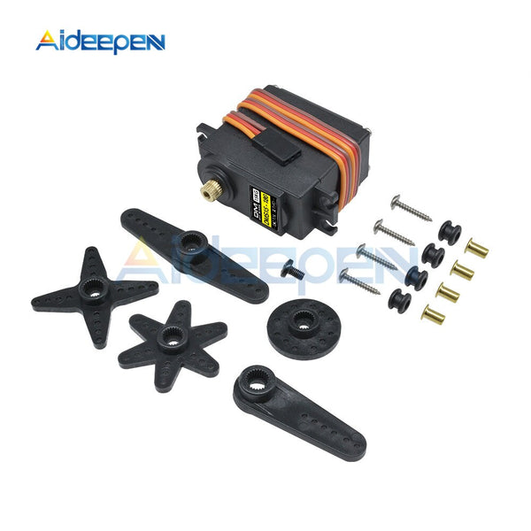 180 Angel Degrees Rotation Steering Gear 15kg DMS15 Metal Gear Digital servo Double Beads Axis For Robot