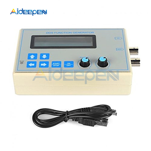1HZ 65534Hz DDS Function Signal Generator Module Square Wave Sine Sawtooth Triangle 1602 Digital LCD Display + USB Cable DC 9V