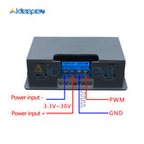 1Hz 150KHz PWM Pulse Frequency Duty Cycle Adjustable Module Square Wave Rectangular Wave Signal Generator LCD Display