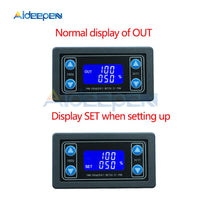 1Hz 150KHz PWM Pulse Frequency Duty Cycle Adjustable Module Square Wave Rectangular Wave Signal Generator LCD Display
