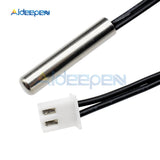 1M NTC Thermistor Temperature Sensor Waterproof Probe Wire 10K 1% 3950 W1209 W1401 Cable