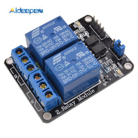 1PCS 2 channel 5V 12V 24V 2 channel relay module relay expansion board 5V low level triggered 2 way relay module