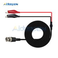 1Set Multifunction Test Cable Wire BNC Male Plug to Dual Alligator Clip Oscilloscope Test Probe Lead Cable 1M Crocodie Clip on AliExpress