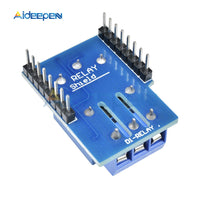 1Set Wemos D1 Mini Relay Shield One Channel for Wemos D1 Mini Relay Module ESP8266 Development Board For Arduino