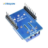 1Set Wemos D1 Mini Relay Shield One Channel for Wemos D1 Mini Relay Module ESP8266 Development Board For Arduino