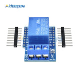 1Set Wemos D1 Mini Relay Shield One Channel for Wemos D1 Mini Relay Module ESP8266 Development Board For Arduino