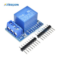 1Set Wemos D1 Mini Relay Shield One Channel for Wemos D1 Mini Relay Module ESP8266 Development Board For Arduino