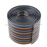 1M 3.3Ft 40 Way Pin Flat Color Rainbow Ribbon Idc Cable Wire Basic Tools